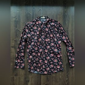 Boutique floral dress shirt